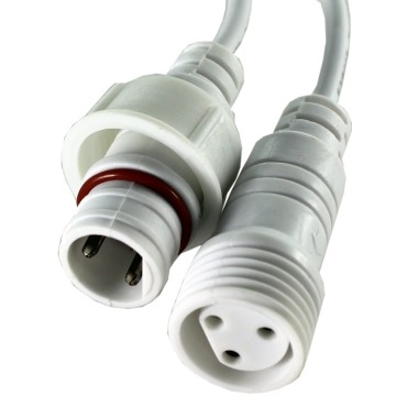 Разъем герметичный с проводом AWG на 3 контакта IP68